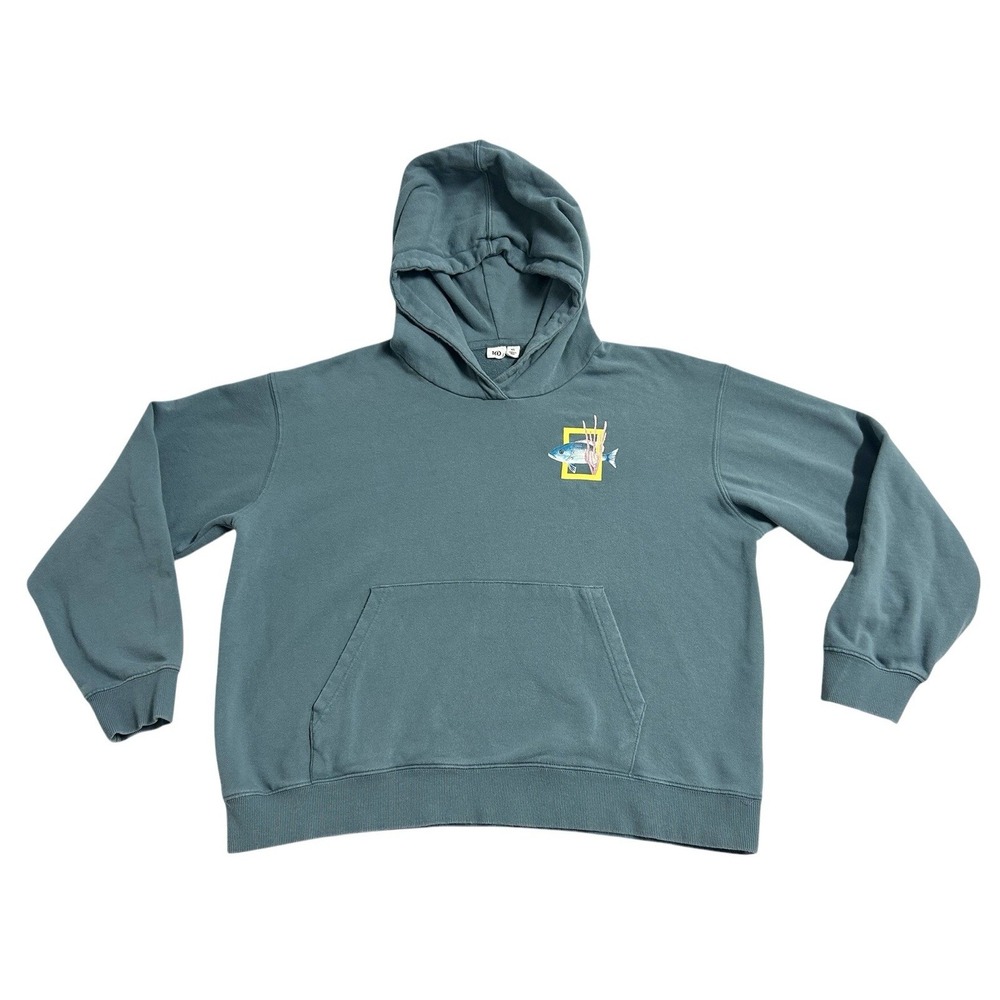 Ten Tree Women's Hoodie Steel Blue National Geographic Mangrove Snapper‎ Size XL